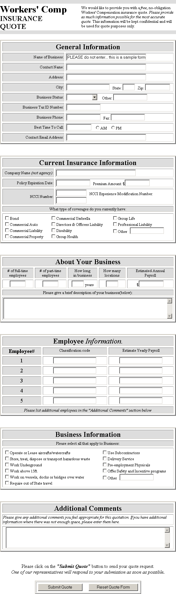 This Form is Copyrighted by Enhanced Web Services and may not be used without permission.